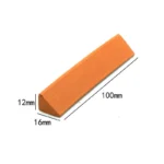 Set of 50 miniature terracotta right-angle trim strips measuring 10cm x 1.6cm x 1.2cm, featuring clean 45-degree angle design and smooth clay finish, perfect for 1:12 scale dollhouse corner and edge finishing