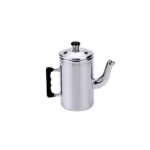 Classic Miniature Coffee Pot in Metal Alloy - Cylindrical Design with Removable Lid (27x27mm)