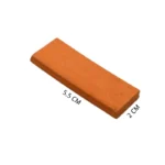 Premium Terracotta Rectangular Tiles - 100pcs Miniature Building Elements for Dollhouse, Scale Models & Architectural Displays - 1:12 Scale, 55mm × 20mm